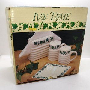 Kitchen Set Ivy Tyme 4-piece Counter Set Himark Green New Old Vintage